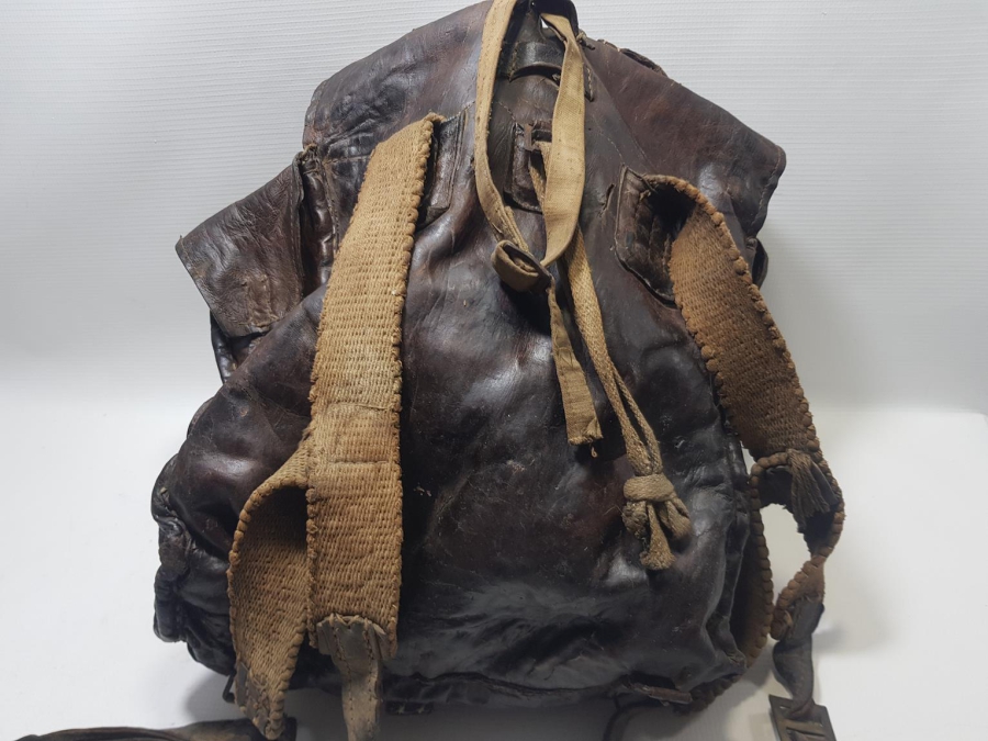 1. DÜNYA SAVAŞI ÇOK NADİR DERİ MOTORSİKLET ÇANTASI