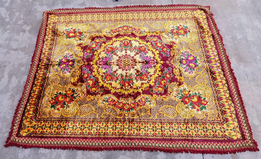 ANTİKA KADİFE YATAK ÖRTÜSÜ