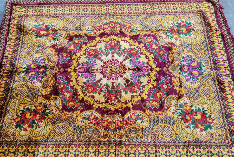 ANTİKA KADİFE YATAK ÖRTÜSÜ