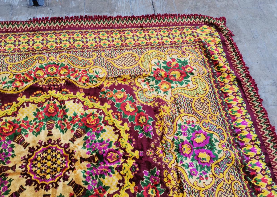 ANTİKA KADİFE YATAK ÖRTÜSÜ