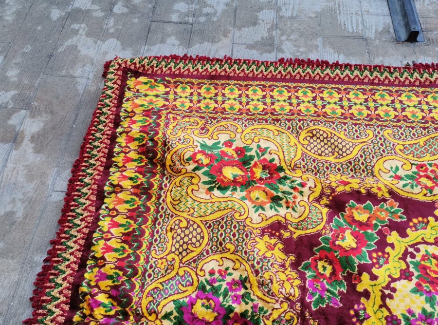 ANTİKA KADİFE YATAK ÖRTÜSÜ