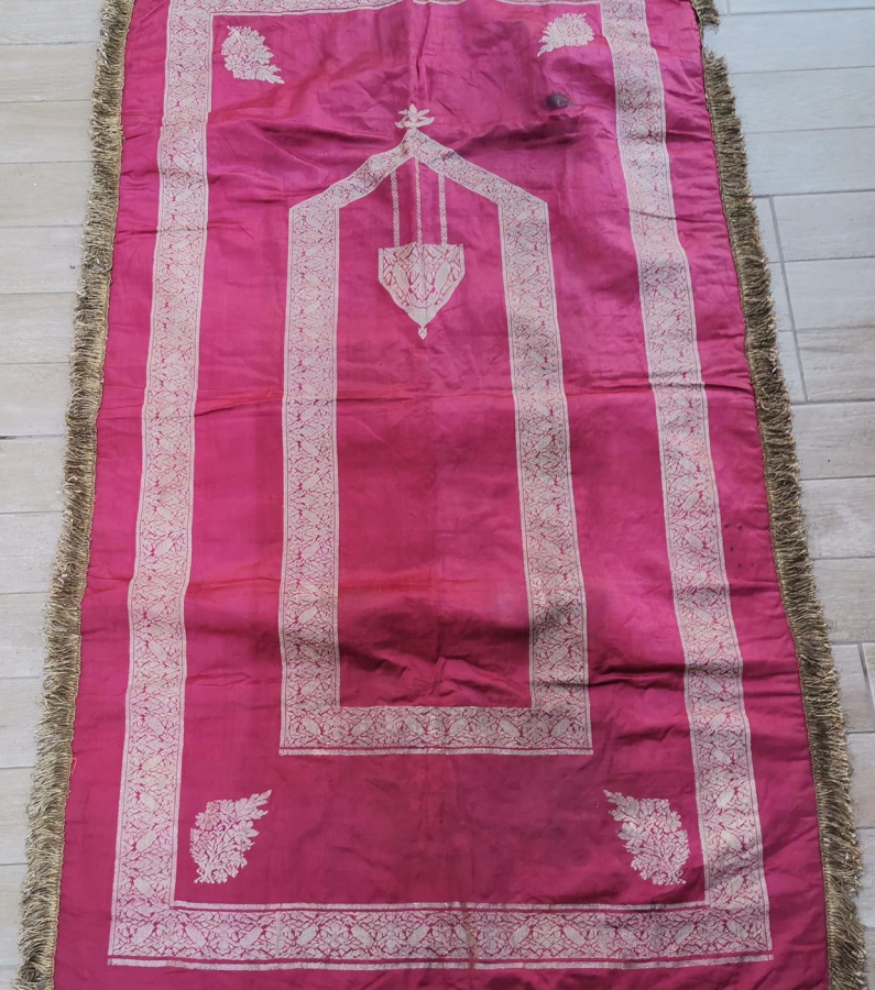 OSMANLI DÖNEMİ HEREKE İŞİ İPEK SECCADE