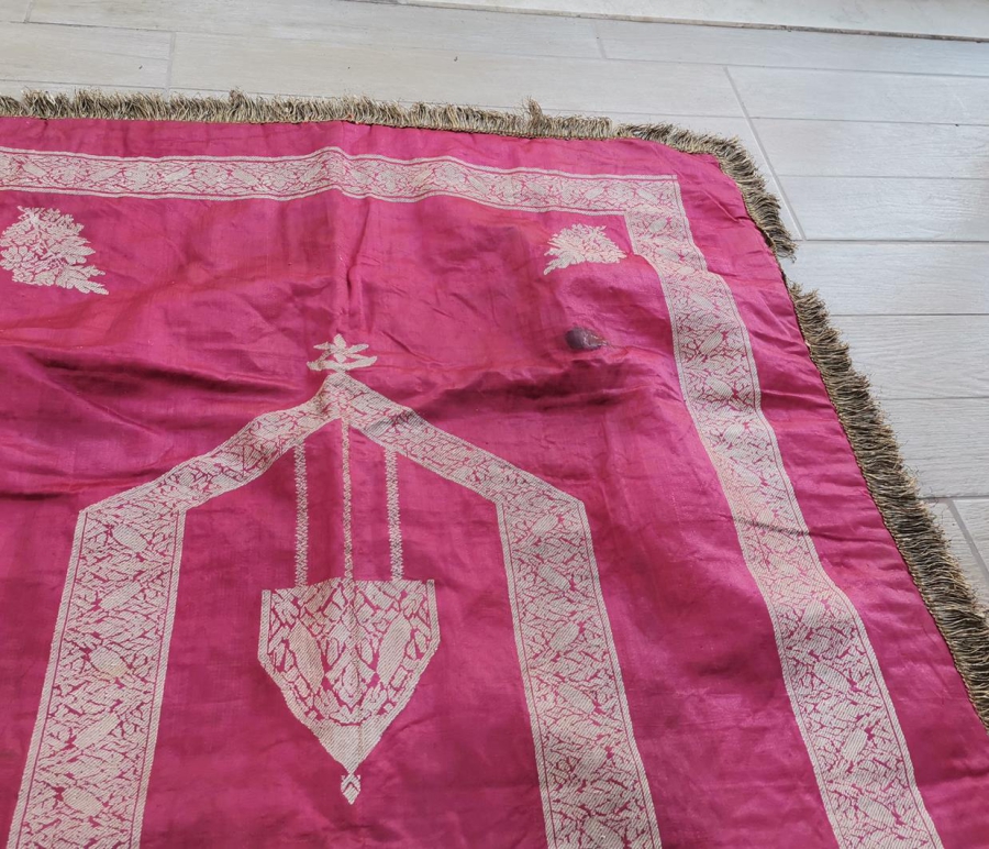 OSMANLI DÖNEMİ HEREKE İŞİ İPEK SECCADE