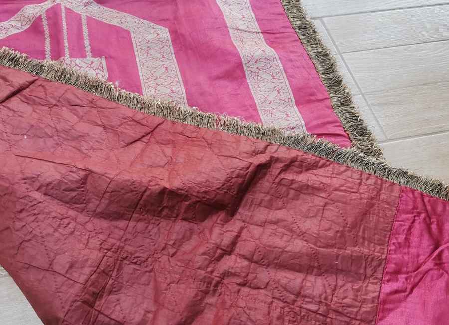 OSMANLI DÖNEMİ HEREKE İŞİ İPEK SECCADE