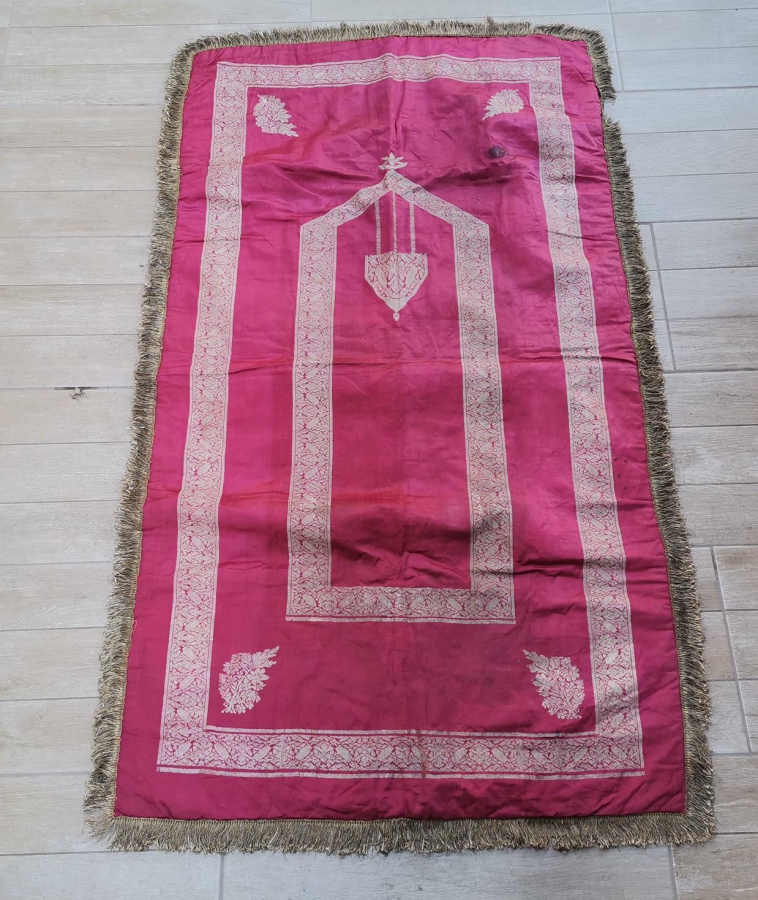 OSMANLI DÖNEMİ HEREKE İŞİ İPEK SECCADE