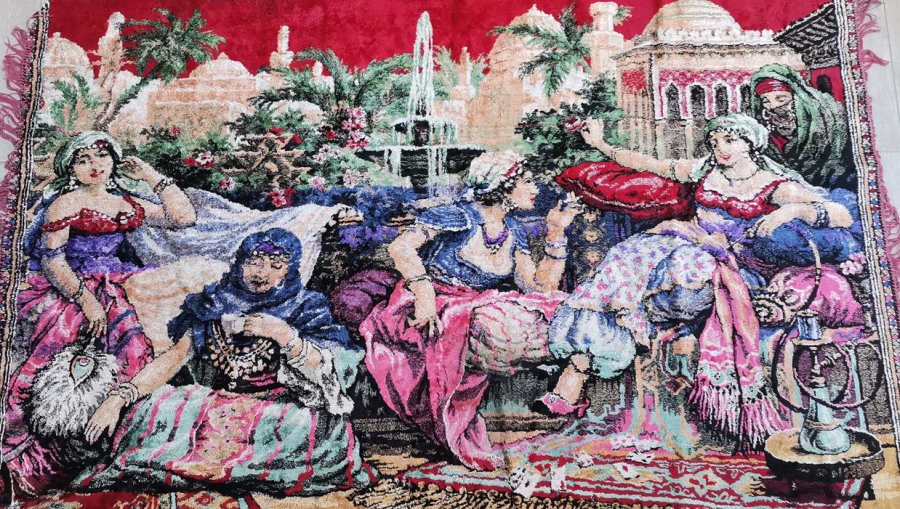 KAHVECİ GÜZELİ DUVAR HALISI