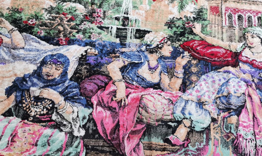 KAHVECİ GÜZELİ DUVAR HALISI