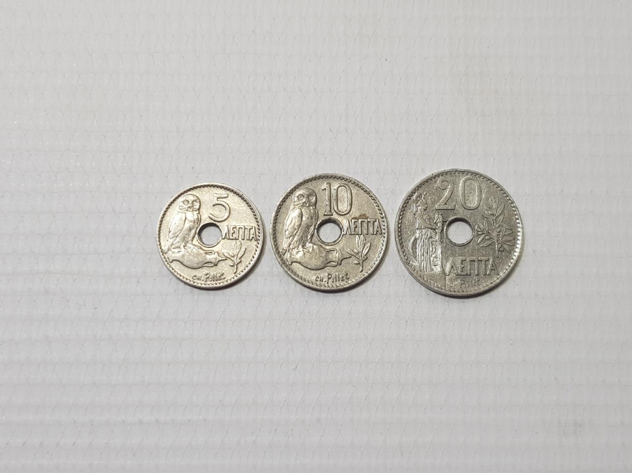 1912 TARİHLİ YUNANİSTAN MADENİ PARA LOTU
