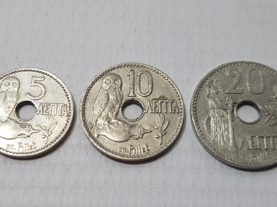 1912 TARİHLİ YUNANİSTAN MADENİ PARA LOTU