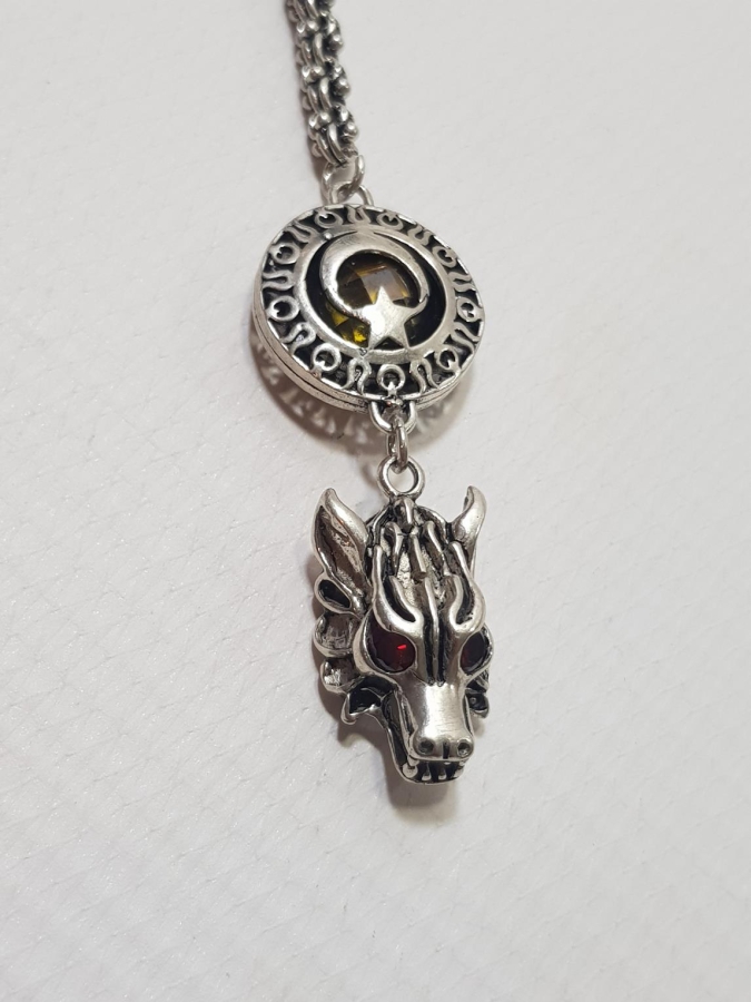 BOZKURT VE AY YILDIZ TEMALI GÜMÜŞ TESPİH SALLAMASI