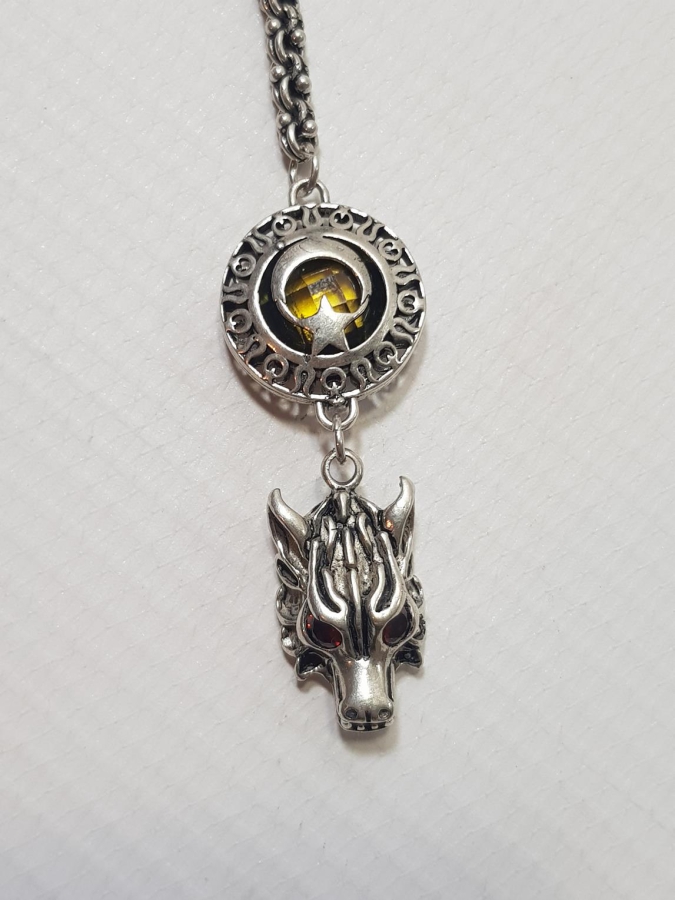 BOZKURT VE AY YILDIZ TEMALI GÜMÜŞ TESPİH SALLAMASI