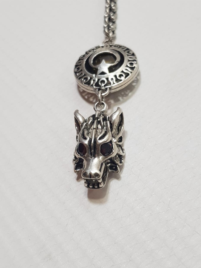 BOZKURT VE AY YILDIZ TEMALI GÜMÜŞ TESPİH SALLAMASI