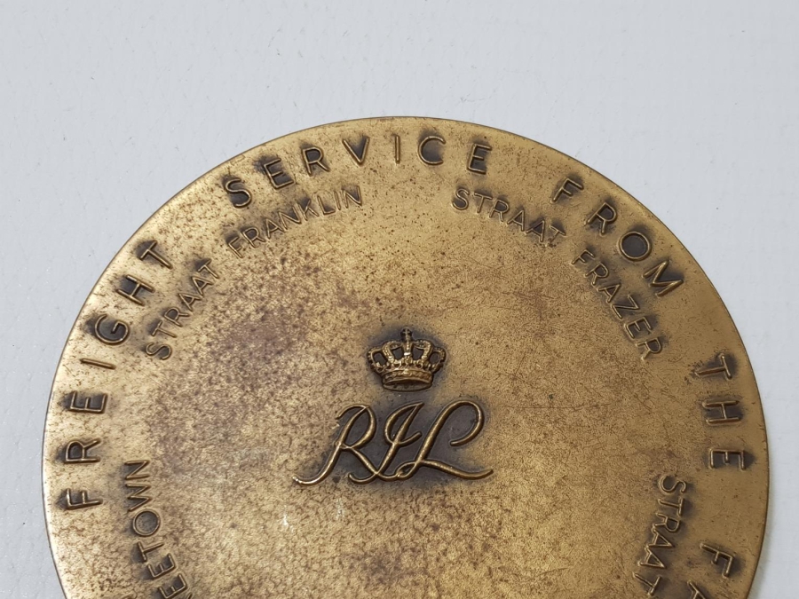 1963 HOLLANDA KRALİYET DENİZ TAŞIMACILIĞI NADİR MADALYA