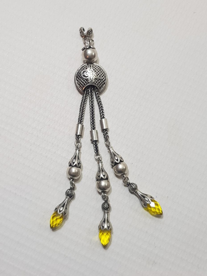 OSMANLI TUĞRALI VE DOĞAL TAŞLI TESPİH SALLAMASI