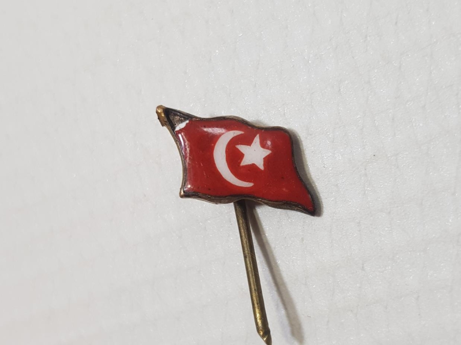 OSMANLI DÖNEMİ ÇOK NADİR BAYRAK ROZETİ