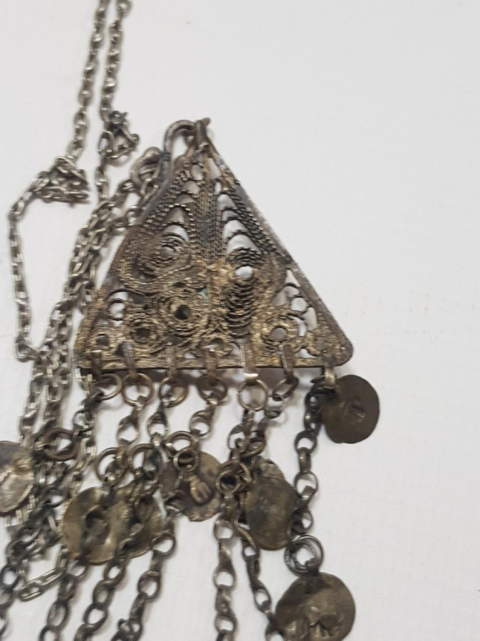 OSMANLI GÜMÜŞ KOLYE GERDANLIK