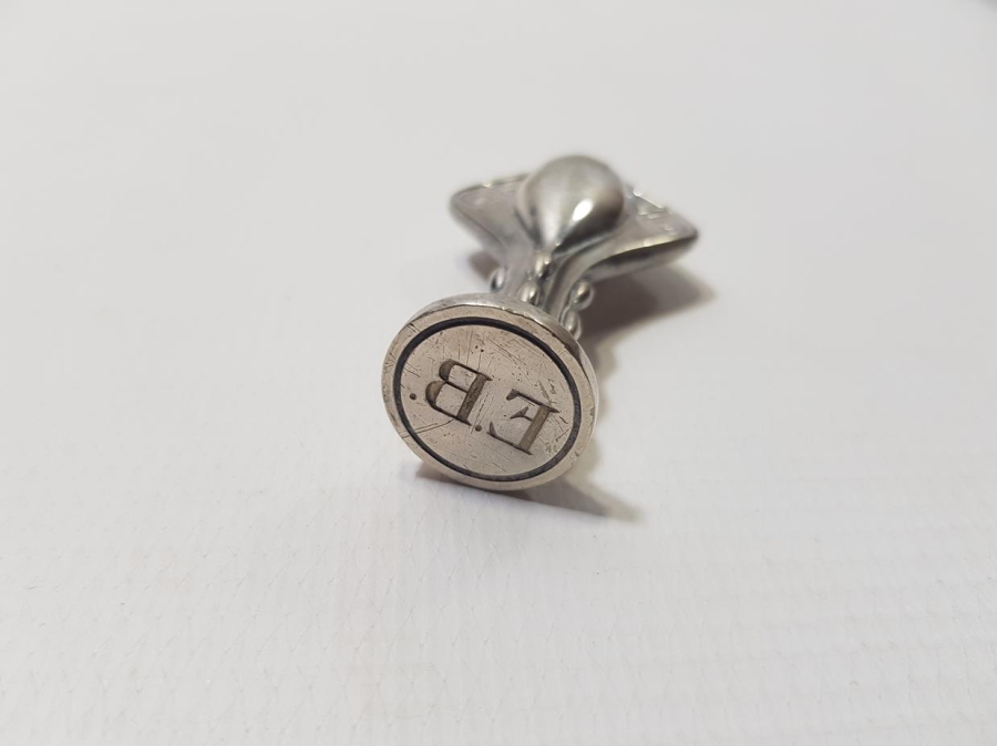 OSMANLI DÖNEMİ LEVANTEN İŞİ GÜMÜŞ KAPLAMA MÜHÜR