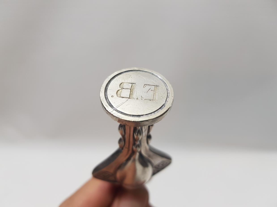 OSMANLI DÖNEMİ LEVANTEN İŞİ GÜMÜŞ KAPLAMA MÜHÜR