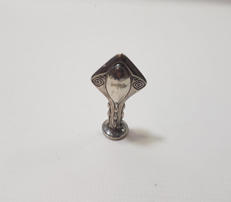 OSMANLI DÖNEMİ LEVANTEN İŞİ GÜMÜŞ KAPLAMA MÜHÜR