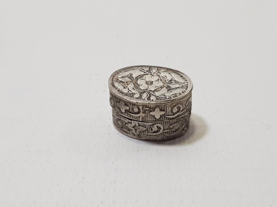 ANTİKA GÜMÜŞ ENFİYE KUTUSU