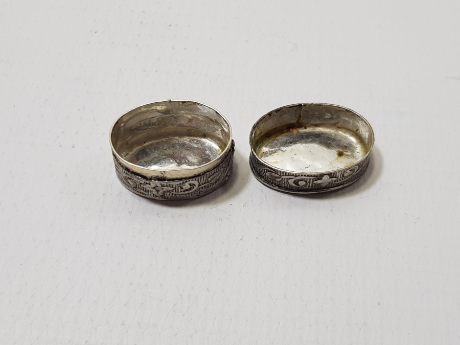 ANTİKA GÜMÜŞ ENFİYE KUTUSU