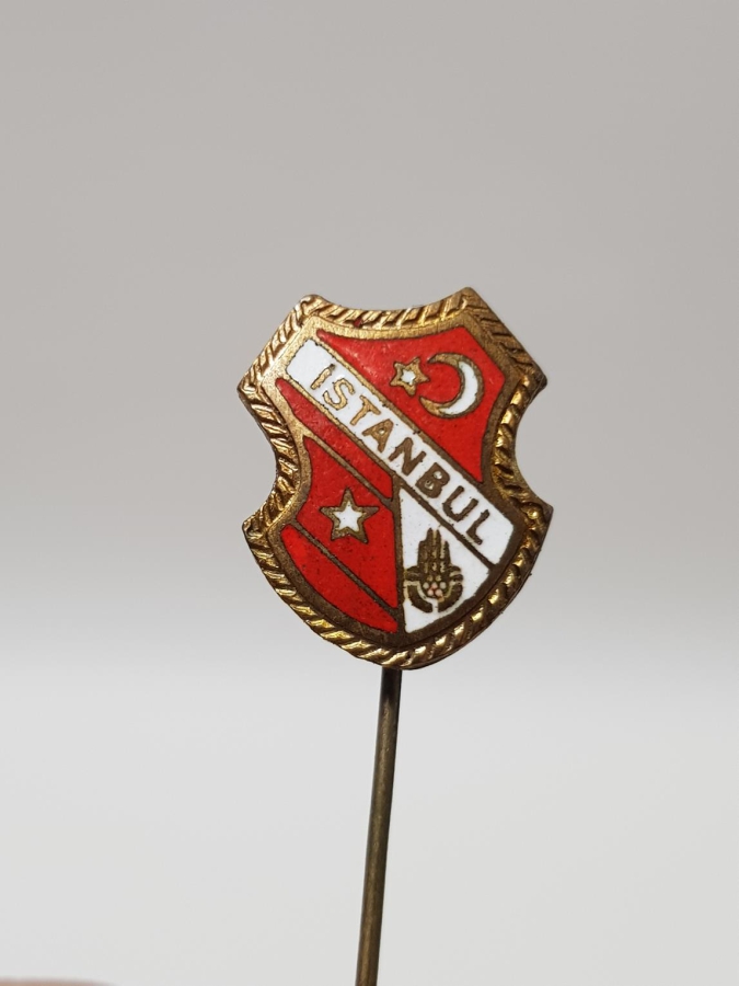 İSTANBUL YAZILI AY YILDIZLI MİNELİ ROZET