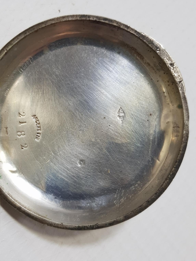 ANTİKA GÜMÜŞ CEP SAATİ