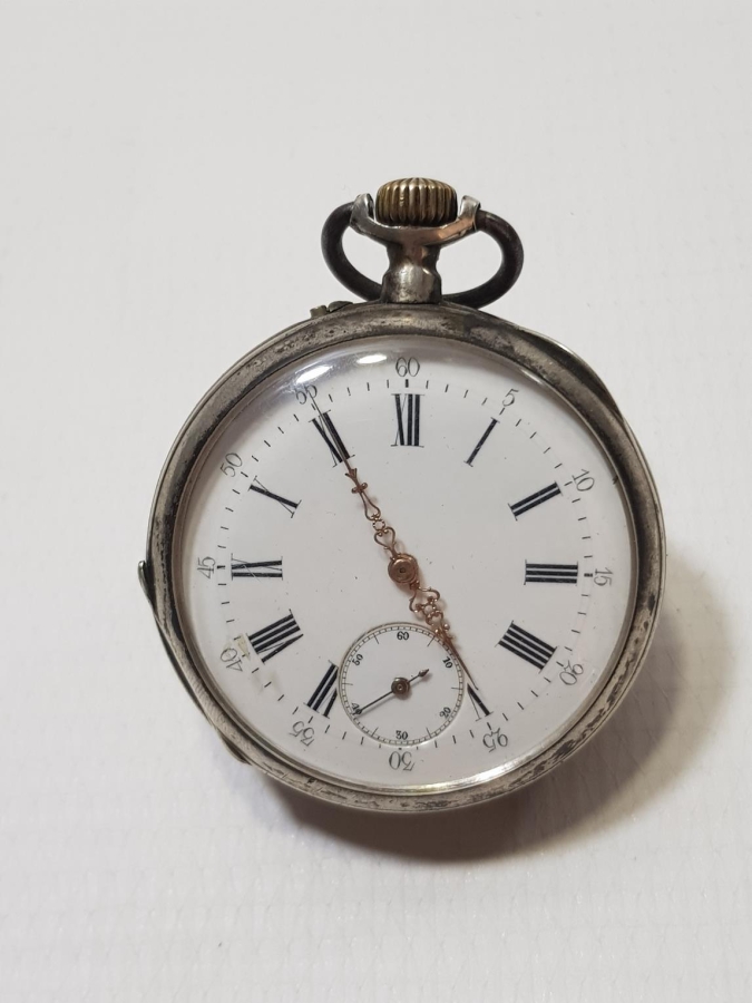 ANTİKA GÜMÜŞ CEP SAATİ