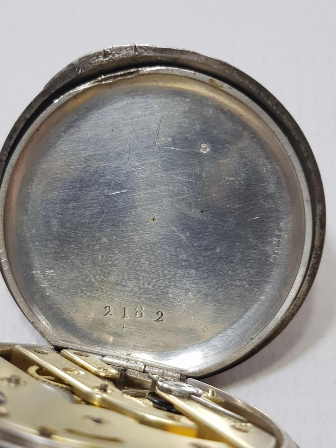 ANTİKA GÜMÜŞ CEP SAATİ