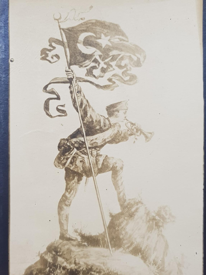 BÜYÜK TAARRUZ KONULU PROPAGANDA KARTPOSTALI