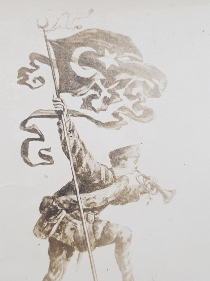 BÜYÜK TAARRUZ KONULU PROPAGANDA KARTPOSTALI