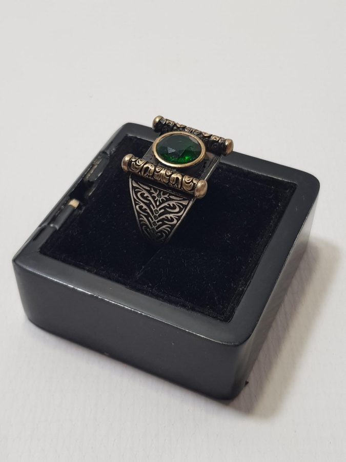 YEŞİM TAŞLI GÜMÜŞ YÜZÜK