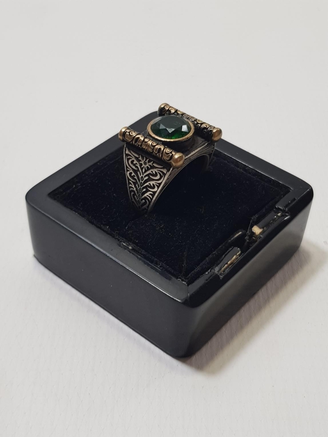 YEŞİM TAŞLI GÜMÜŞ YÜZÜK