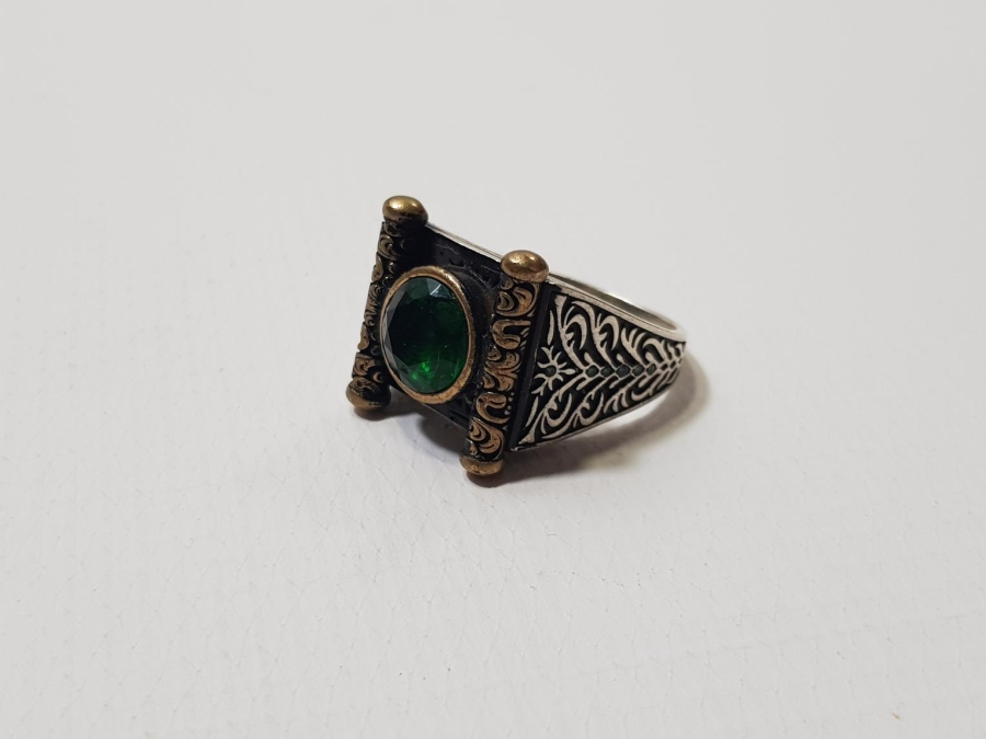 YEŞİM TAŞLI GÜMÜŞ YÜZÜK