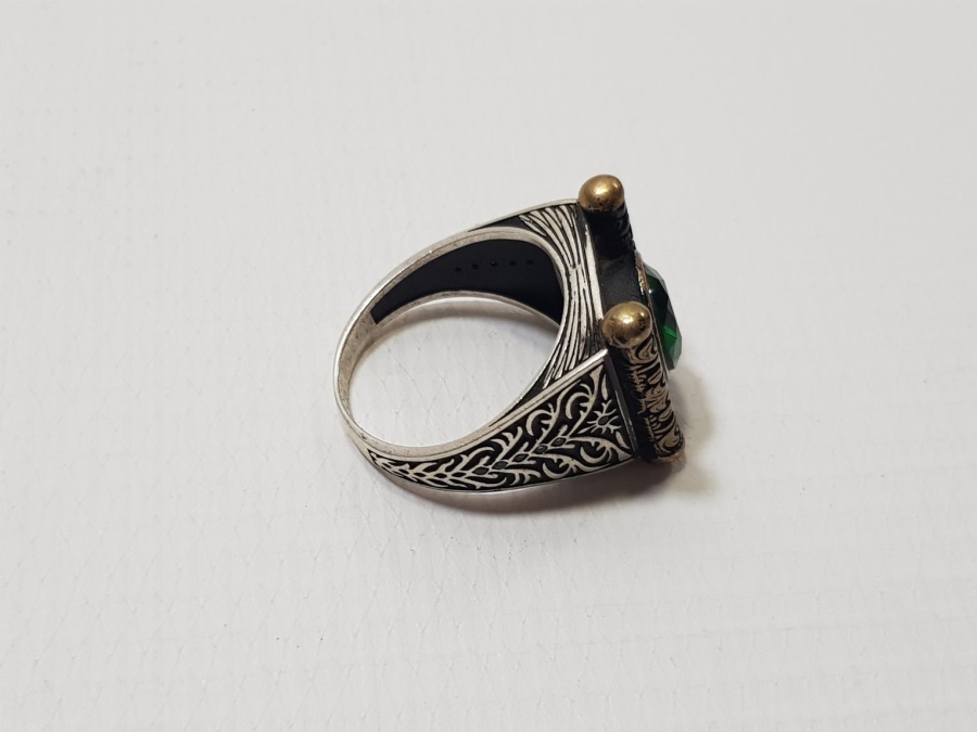 YEŞİM TAŞLI GÜMÜŞ YÜZÜK