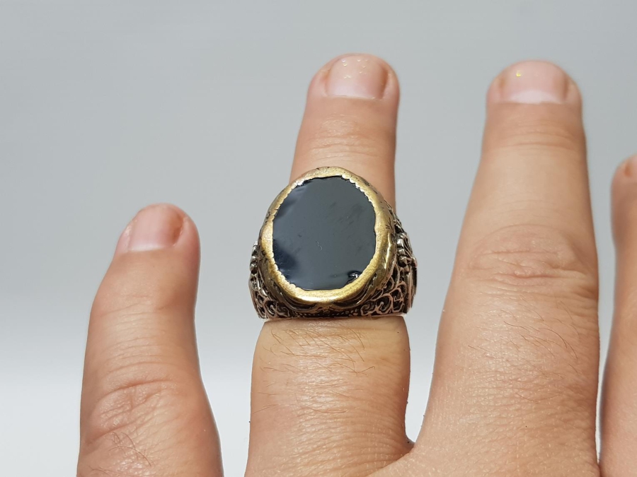 OLTU TAŞLI GÜMÜŞ YÜZÜK