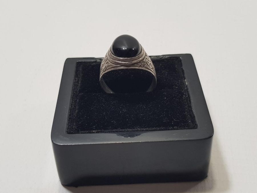 ANTİKA OLTU TAŞLI GÜMÜŞ YÜZÜK