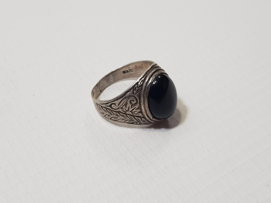 ANTİKA OLTU TAŞLI GÜMÜŞ YÜZÜK