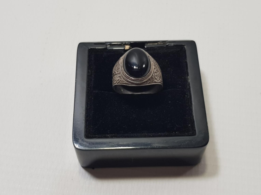 ANTİKA OLTU TAŞLI GÜMÜŞ YÜZÜK