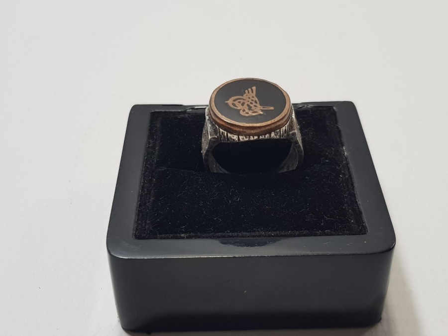 OSMANLI TUĞRALI GÜMÜŞ YÜZÜK