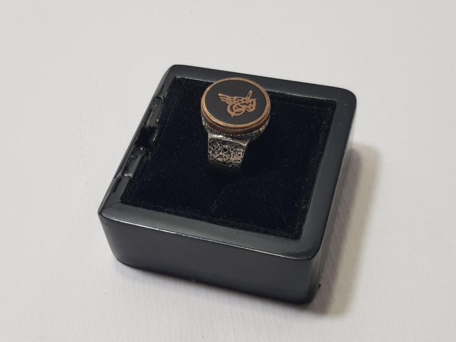 OSMANLI TUĞRALI GÜMÜŞ YÜZÜK