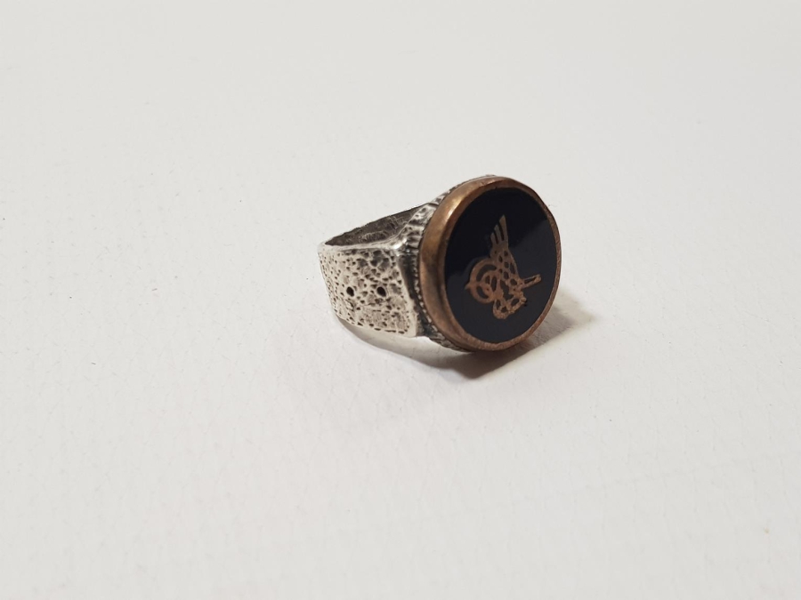 OSMANLI TUĞRALI GÜMÜŞ YÜZÜK