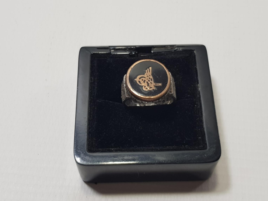 OSMANLI TUĞRALI GÜMÜŞ YÜZÜK