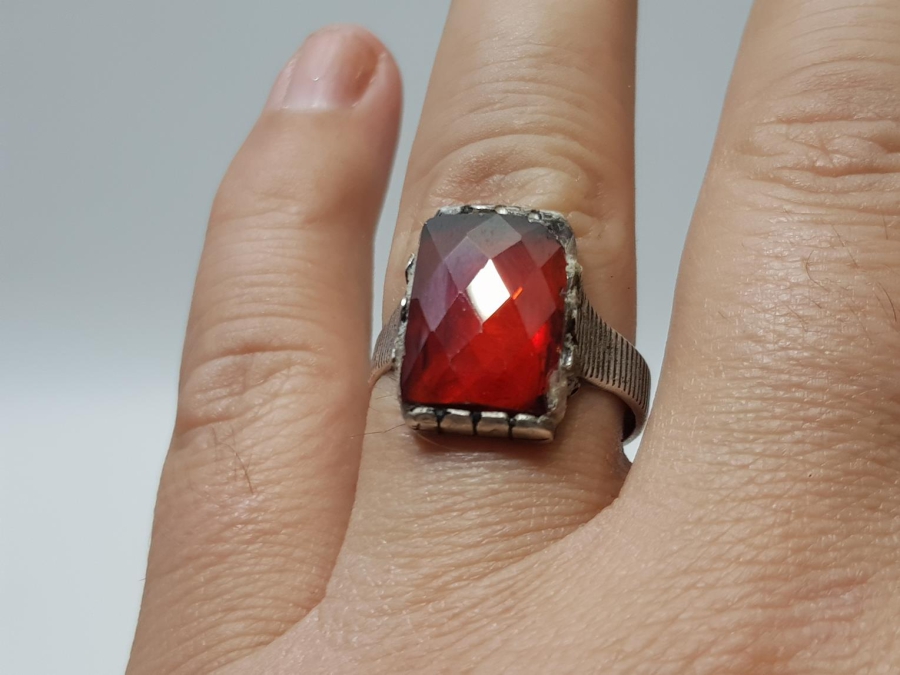 AKİK TAŞLI GÜMÜŞ YÜZÜK