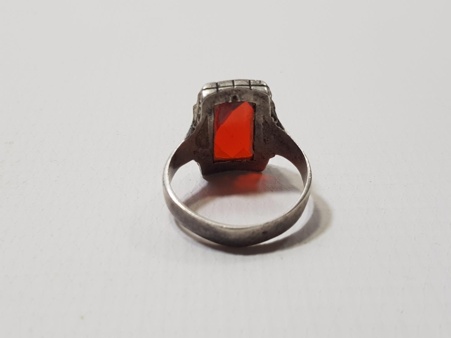 AKİK TAŞLI GÜMÜŞ YÜZÜK