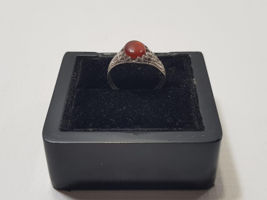 AKİK TAŞLI GÜMÜŞ YÜZÜK