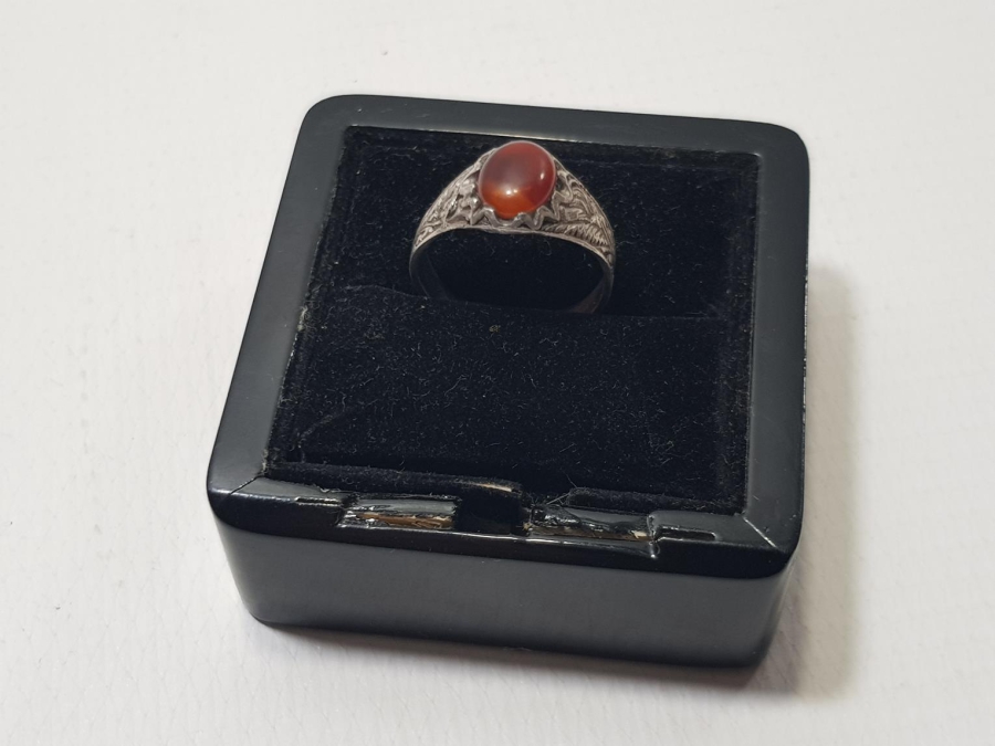 AKİK TAŞLI GÜMÜŞ YÜZÜK