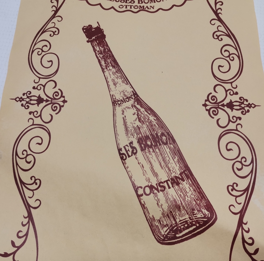 OSMANLI DÖNEMİ ÇOK NADİR BOMONTİ BİRA REKLAMI AFİŞİ