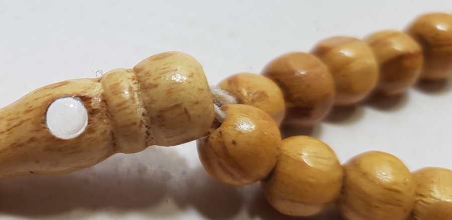 TESPİH AĞACINDAN YAPILMIŞ ANTİKA 99LUK NAMAZ - ZİKİR TESPİHİ