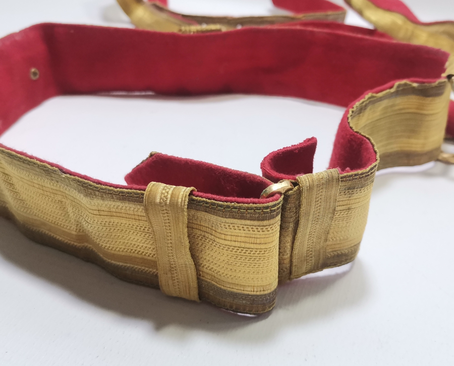 CUMHURİYET BAŞLARI SIRMA İŞÇİLİKLİ SUBAY KEMERİ TAKIMI